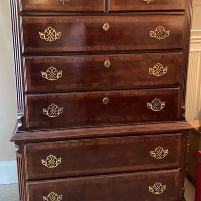 Dark Cherry Chest Of Drawers