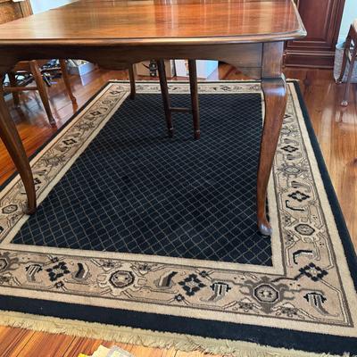 Black And Beige Area Rug