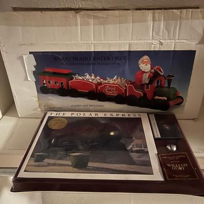 Wooden Train And Polar Express