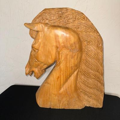 Carved Wooden Horse