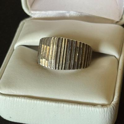Sterling Silver Pyramid Ring