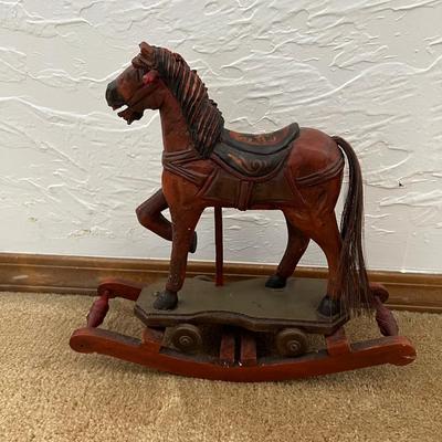 Vintage Rocking Horse Toy 