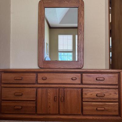 Solid Oak Dresser