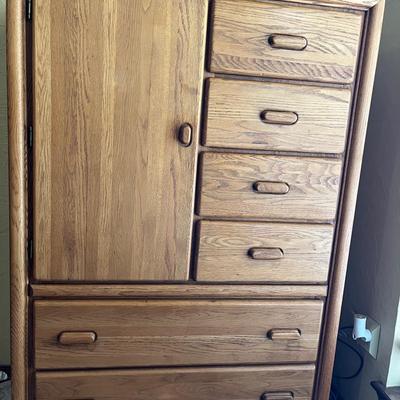 Solid Oak Door Chest