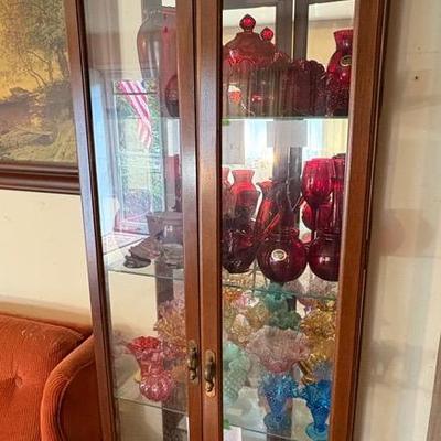Double Door Display/ Curio Cabinet