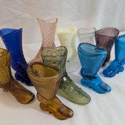 10 Colorful Glass Boots