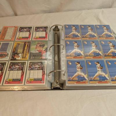 Baseball Card Binder ...Ryan, Smoltz, Clemens, Etc 