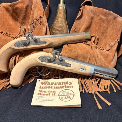 Two Connecticut Valley Arms, Inc, Black Powder Colonial Pistols & Accessories 