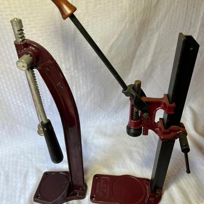 2 Metal Bottle Cappers 