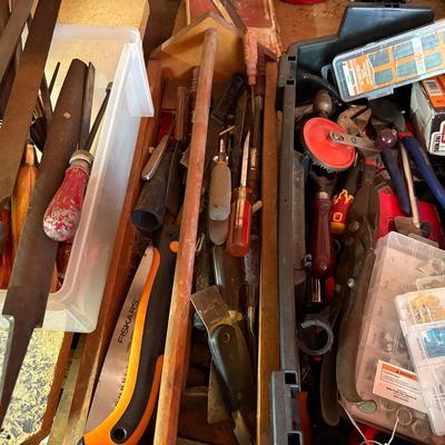 Assorted Tools, DeWalt Tote Tool Box