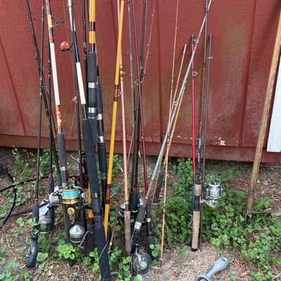 Assortment Of Fishing Rod & Reels, Anchor 