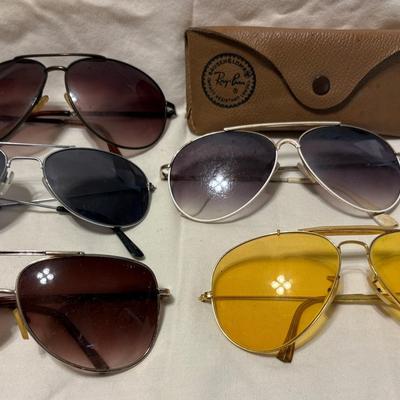 Vintage Sunglasses & Ray-Ban Case