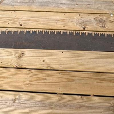 Vintage 2 Man Cross Cut Saws