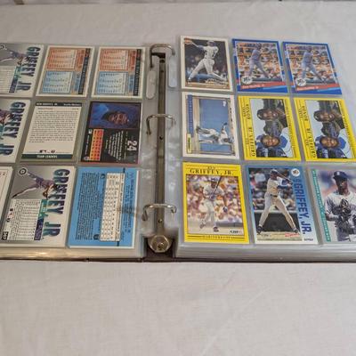 Baseball Card Binder...Ripken. Griffey. Puckett, Etc.