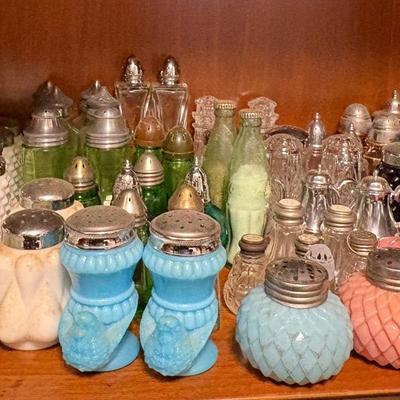 Assortment Of Vintage Salt/Pepper Shakers