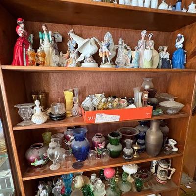 Mystery Book Shelf Of Collectibles