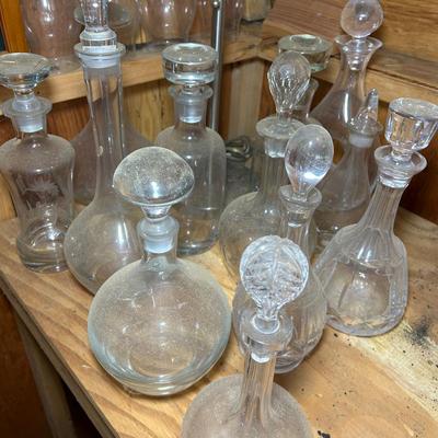 Assortment Of Decanters 