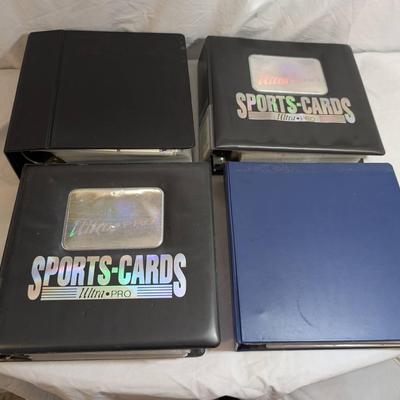 4 Binders Of Baseball Cards