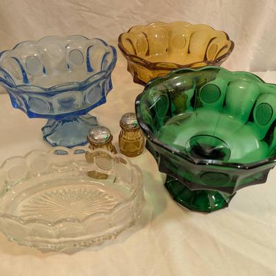 Fostoria Coin Glass Fruit Bowls & More