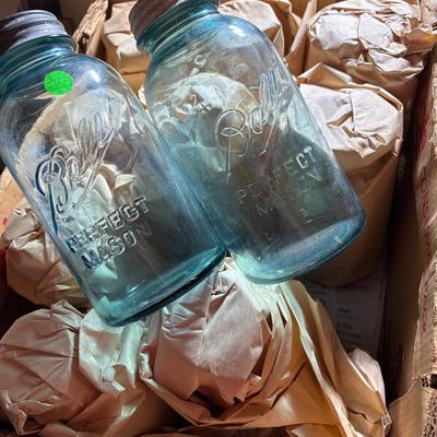 Five Boxes Of Mixed Vintage Ball & Atlas Mason Jars