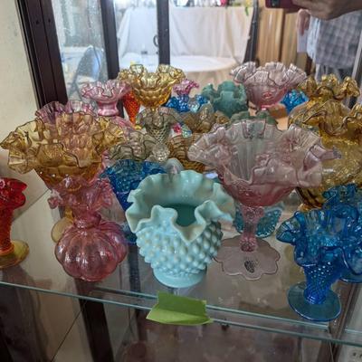 Fenton Comports & Vases