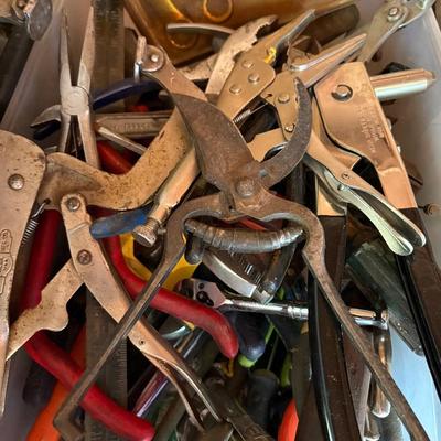 Assortment Of Pliers, Wrenches, Sockets & More