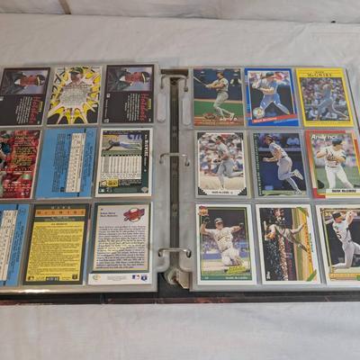 Baseball Card Binder....Bonds, Boggs, McGwire, Etc. 
