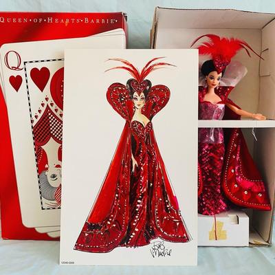 Bob Mackie Queen Of Hearts Barbie 