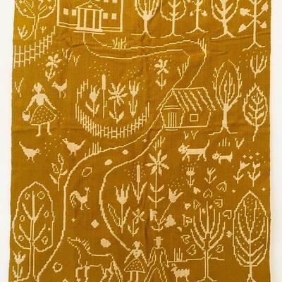 Vintage Storytelling Woolen Tapestry