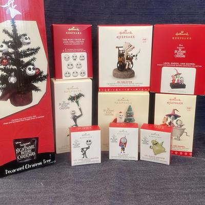 Nightmare Ornaments And Tree  