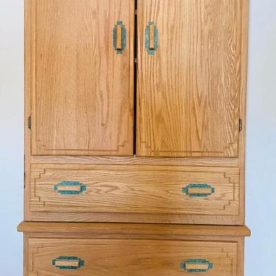 Southwestern Wooden Wardrobe 