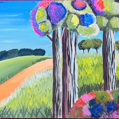 Vibrant Landscape by Cathy Thomas