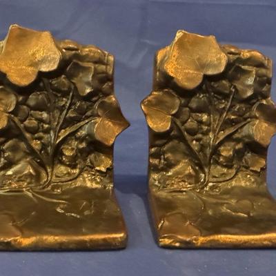 Antique McClelland Barclay Bronze Bookends 