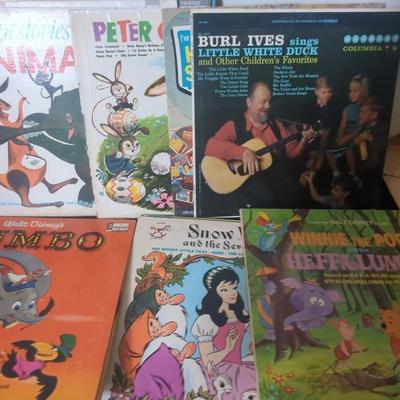 Vintage Children's Vinyl Records