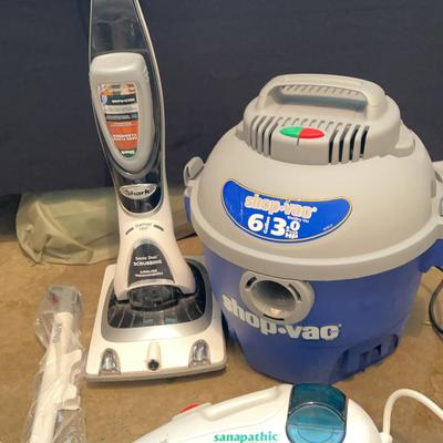 Shark Sonic Duo Scrubbing Floor Cleaner, Shop Vac 6 Gal, Oreck Vapor Machine