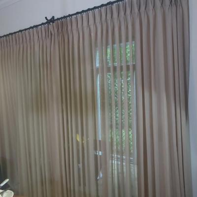 Sheer Curtains, Hardware And Rod