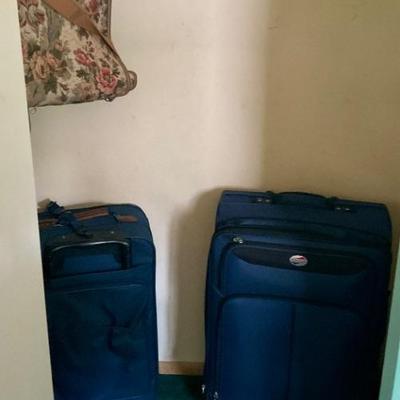 Blue luggage