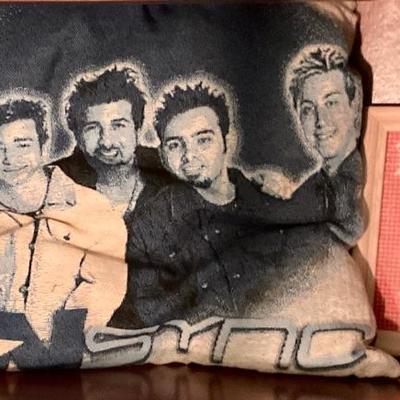 NSYNC pillow
