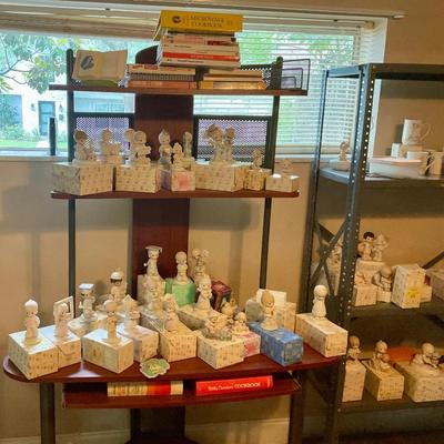 Precious Moments, with boxes