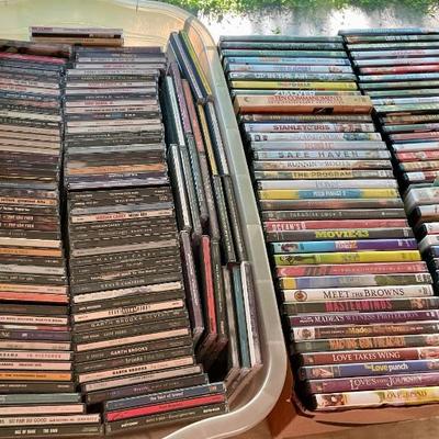 CDs hundreds of them