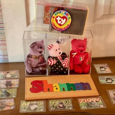 Ty Beanie baby collector cards