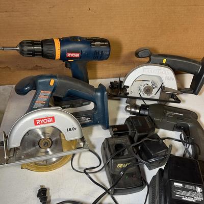 Ryobi & Craftsman Cordless Tools
