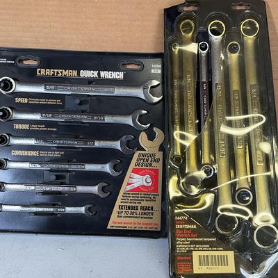 Craftsman New Box End & Quick Wrench Sets