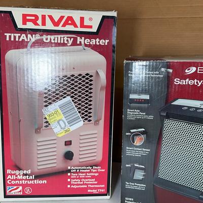 Bionaire & Rival Utility Heaters