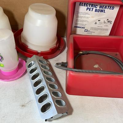 Chicken Feeders & Heated Water Bowls