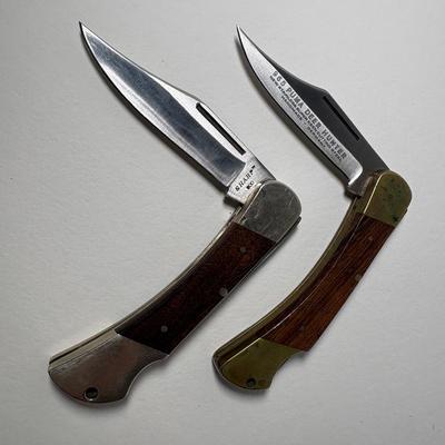 965 Puma Deer Hunter (27282) & Sharp 900 Lockback Pocket Knives