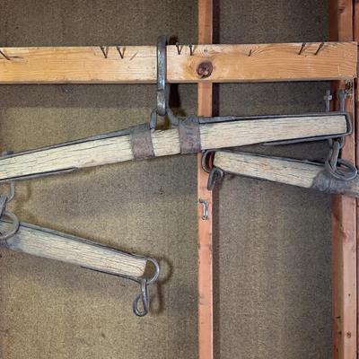 Antique Double Tree Harness