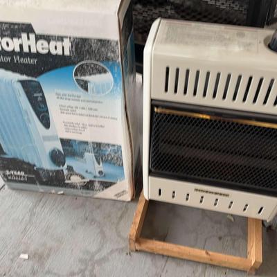 Radiator & Small Propane Heater