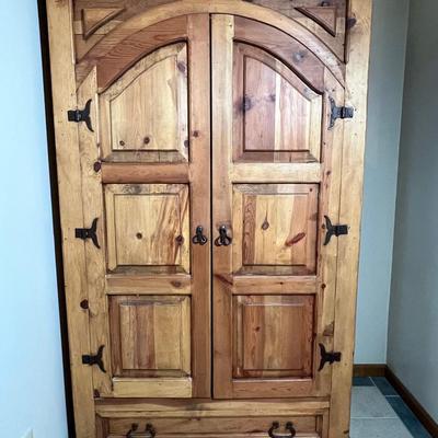 Rustic Cathedral Armoire