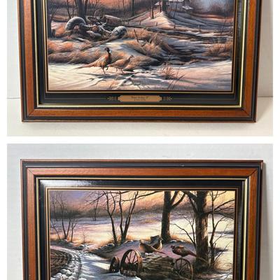 Terry Redlin “Rusty Refuge III & IV” Prints w/ COAs